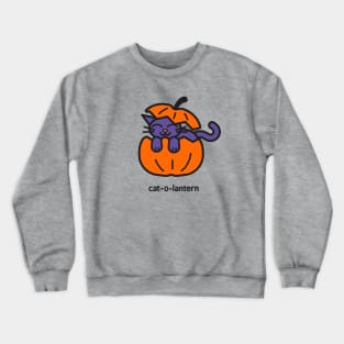 Cat o Lantern Crewneck Sweatshirt